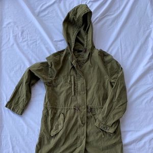 Madewell olive green army jacket